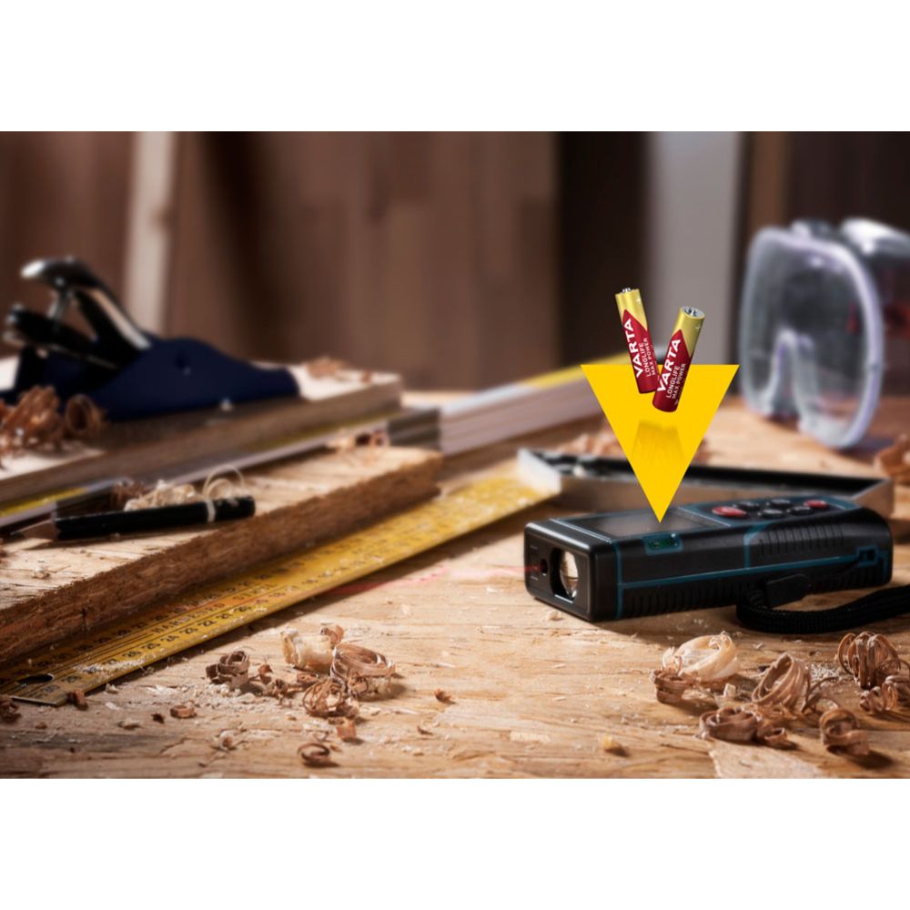 VARTA Longlife max power AAA patarei, 8-pakk