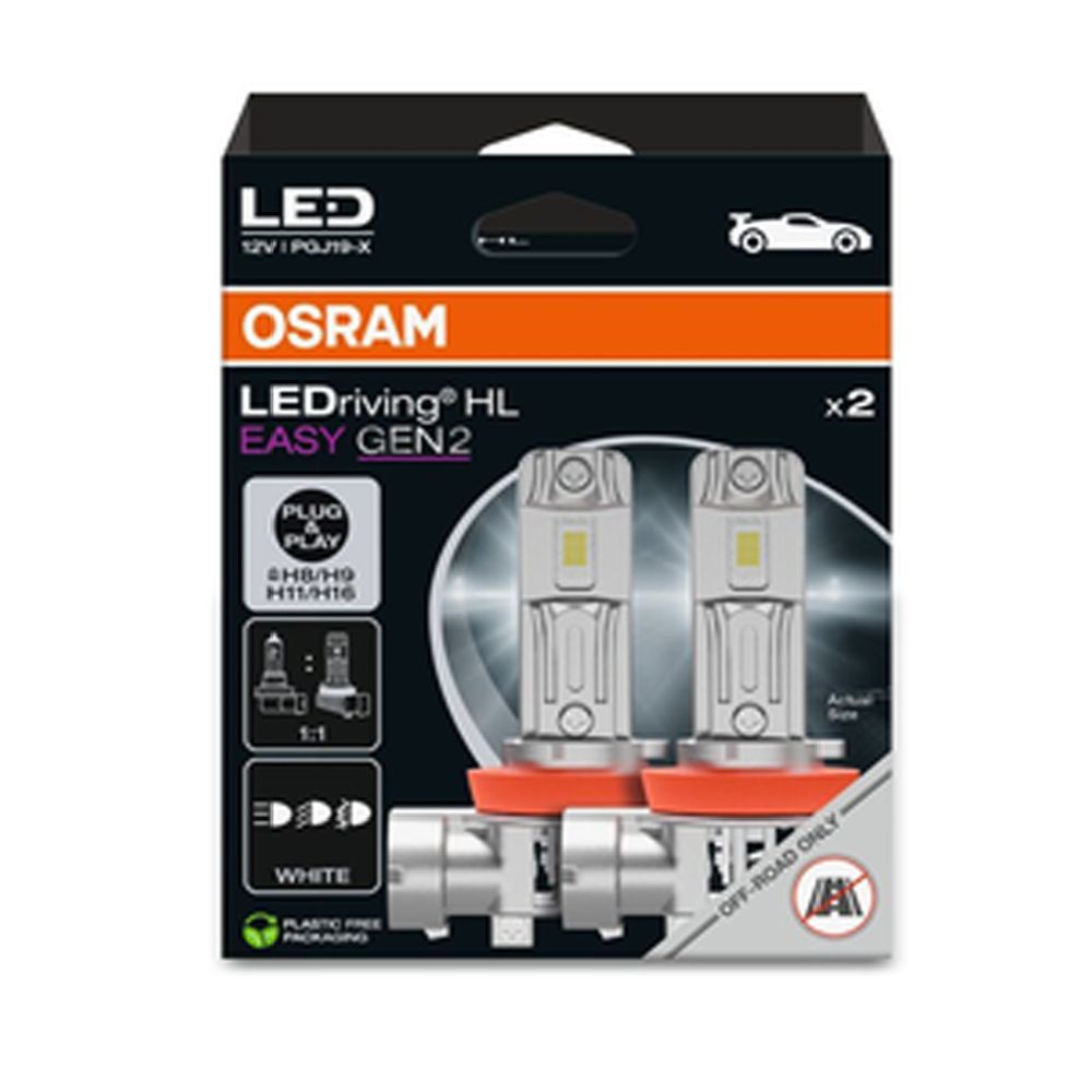 Osram LEDriving HL EASY Gen2 H8/H9/H11/H16 12V pirnipaar