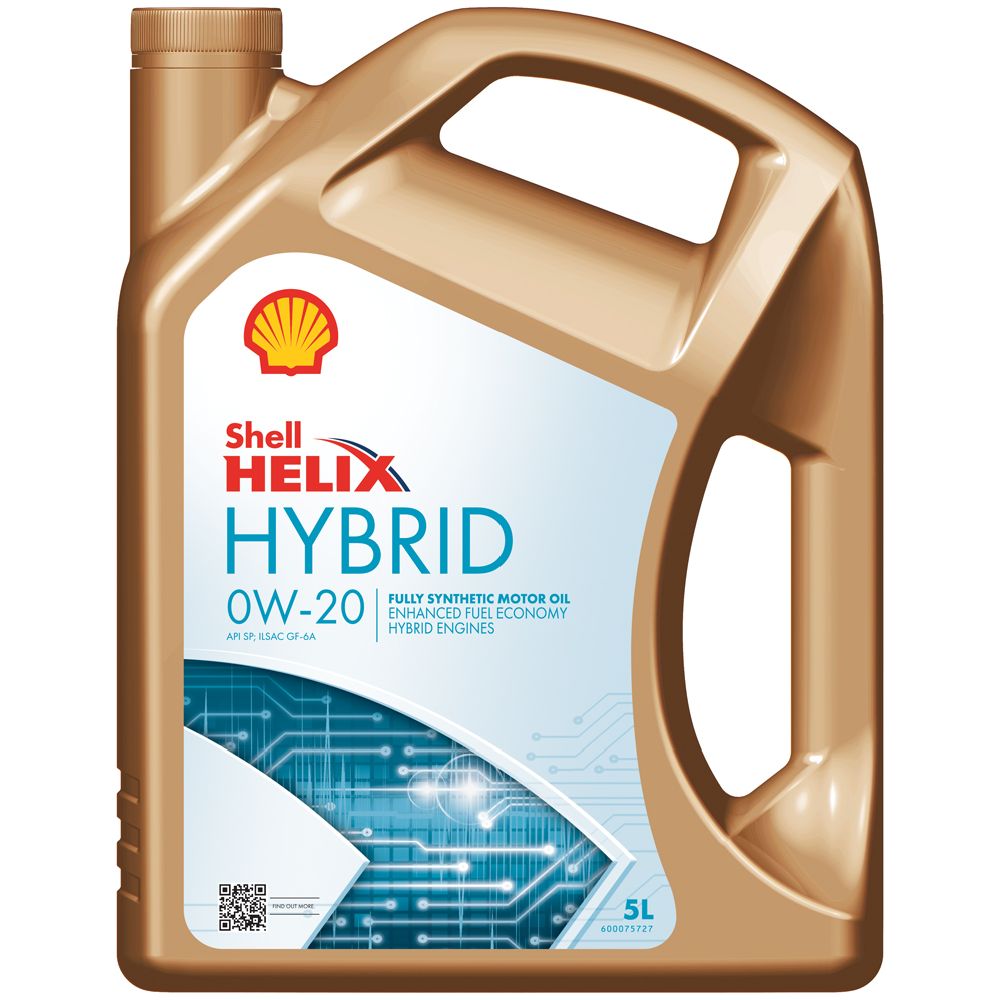 Shell Helix Hybrid 0W-20 motorolja 5 L