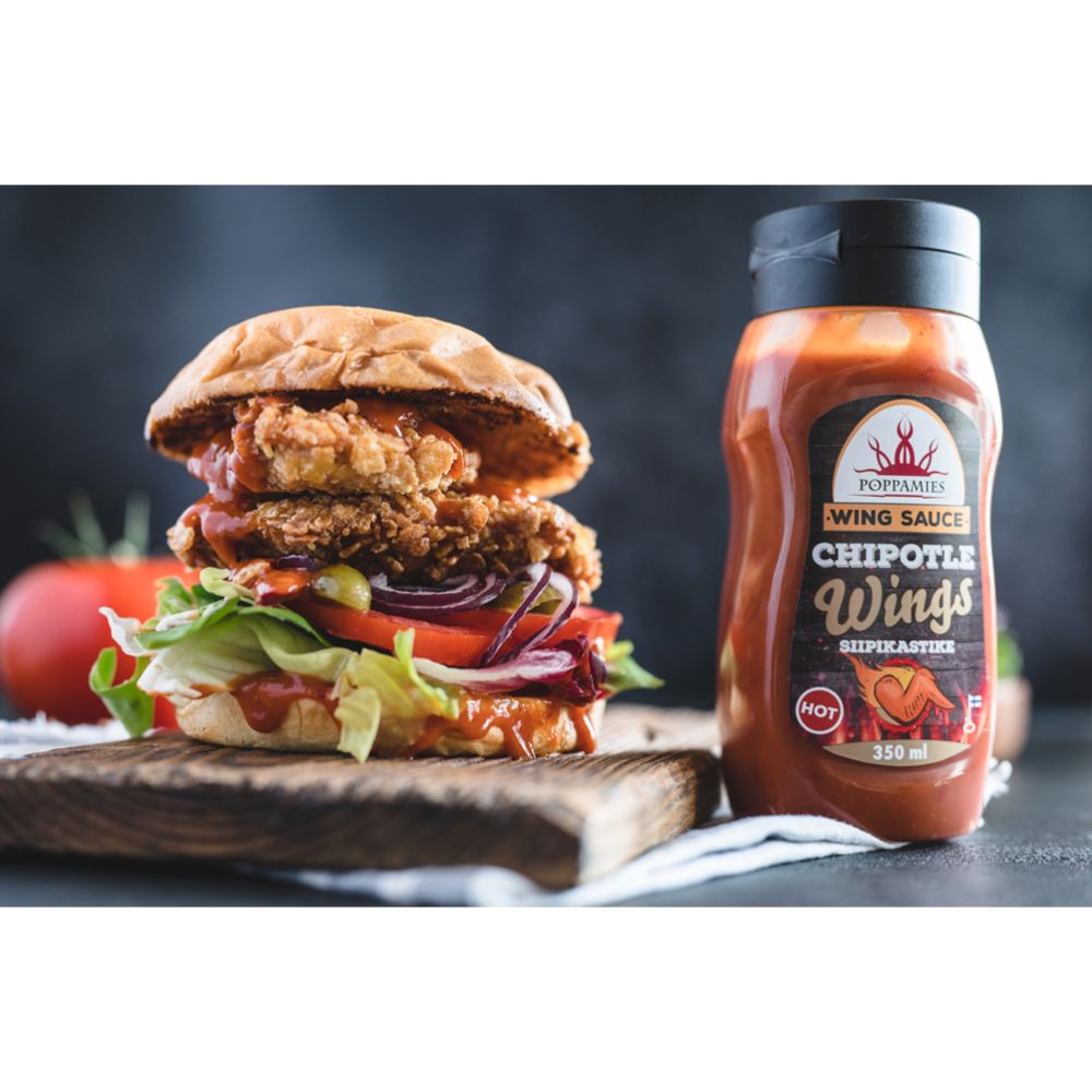 Poppamies Wing Sauce Chipotle 340 g