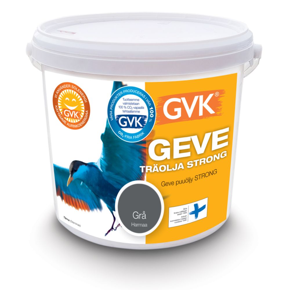 Geve Strong träolja grå 2,7 L