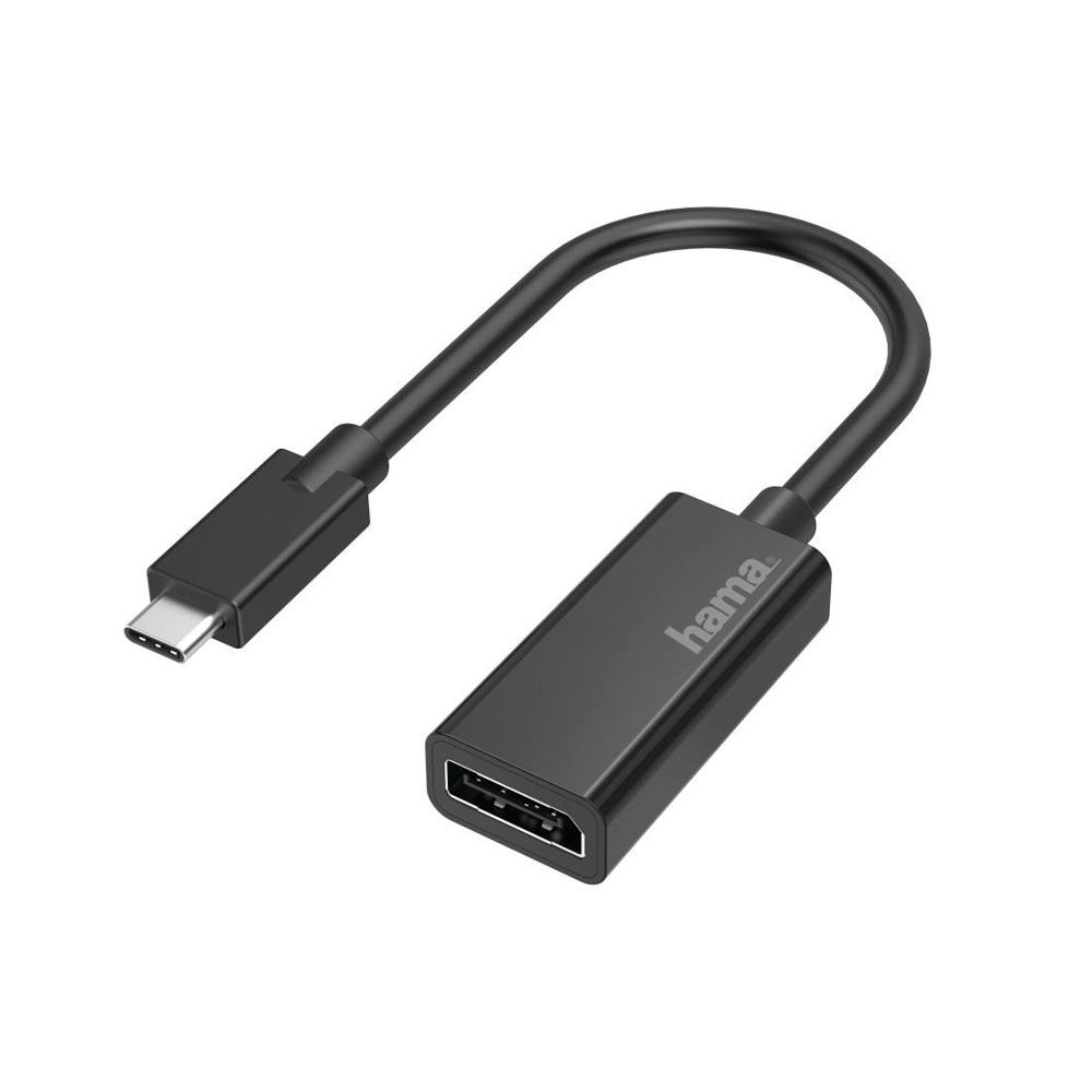 Hama Videoadapteri, USB-C uros - DisplayPort naaras, 4K