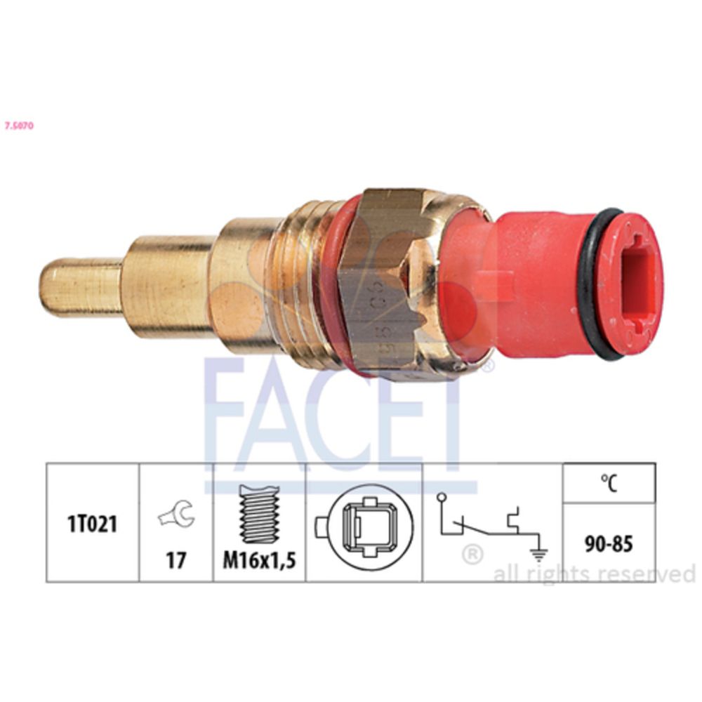 Jäähdyttimen puhaltimen lämpötilakatkaisin 13-3766