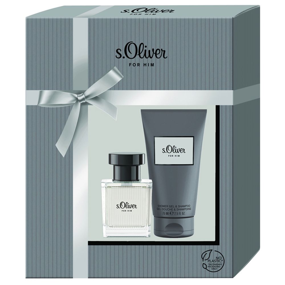 s.Oliver For Him lahjapakkaus EdT 30 ml ja suihkugeeli 75 ml