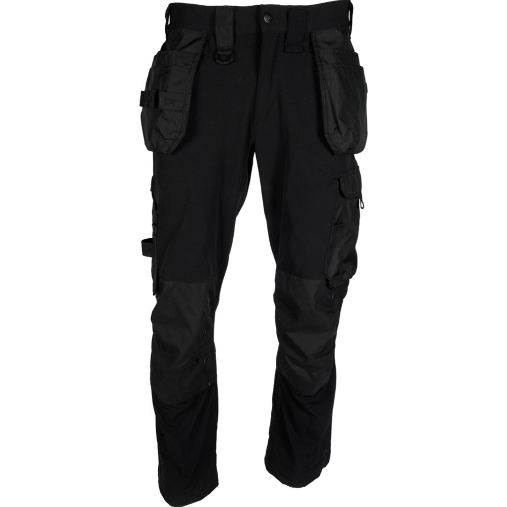 MTX Workgear arbetsbyxor 4-way stretch svart