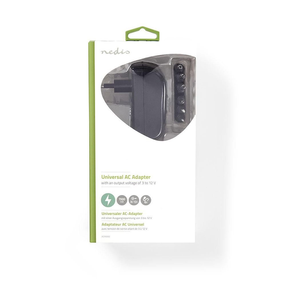 Nedis AC universaalne toiteadapter, 3—12 VDC, 2.1 A