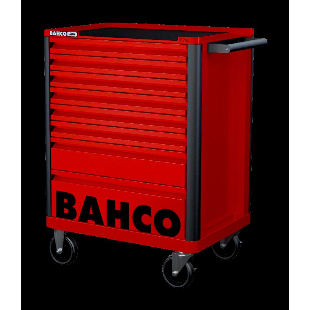 Bahco 1472K8RED työkaluvaunu E72 punainen 8 laatikkoa