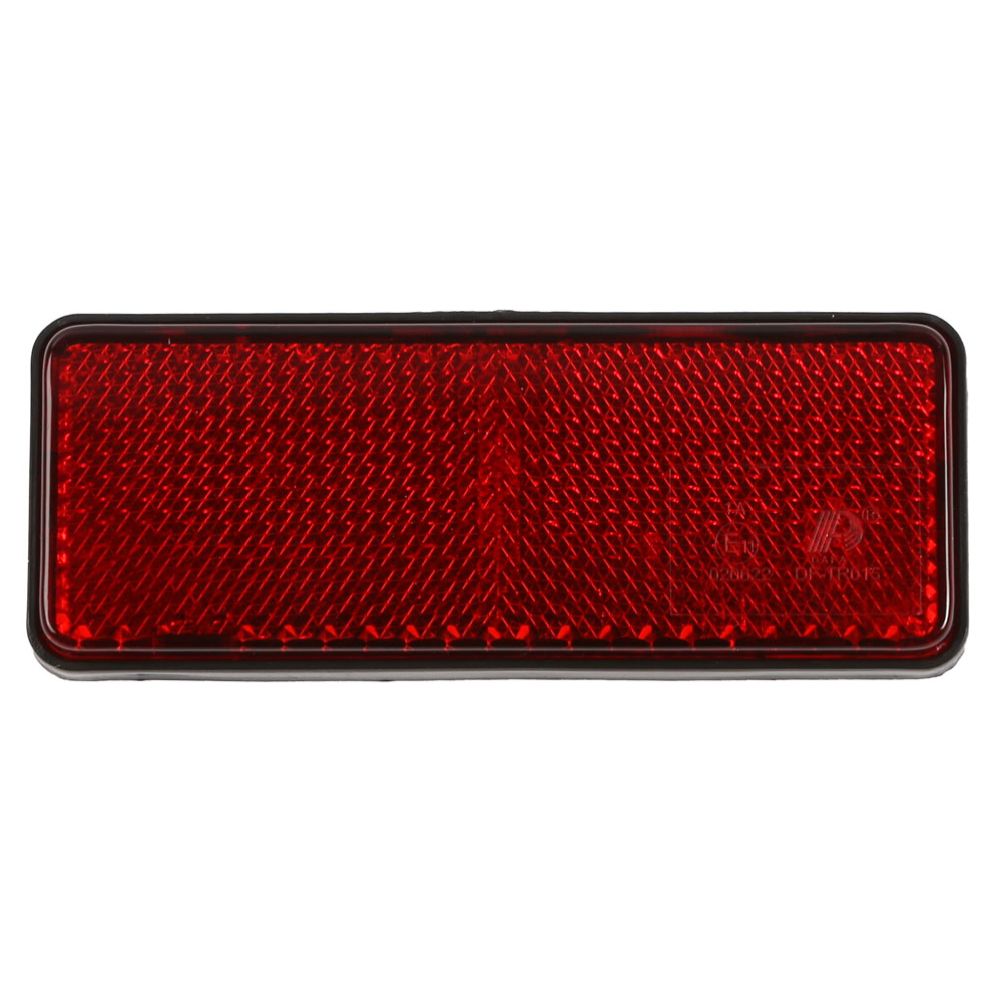 Heijastinpari punainen 95 x 38 mm tarrakiinnitys (2 kpl)