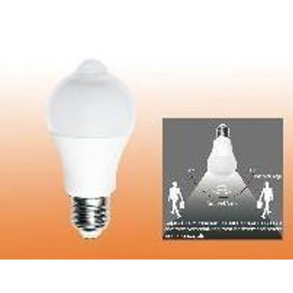Led Energie lampa med rörelse- och skymningsrelä E27