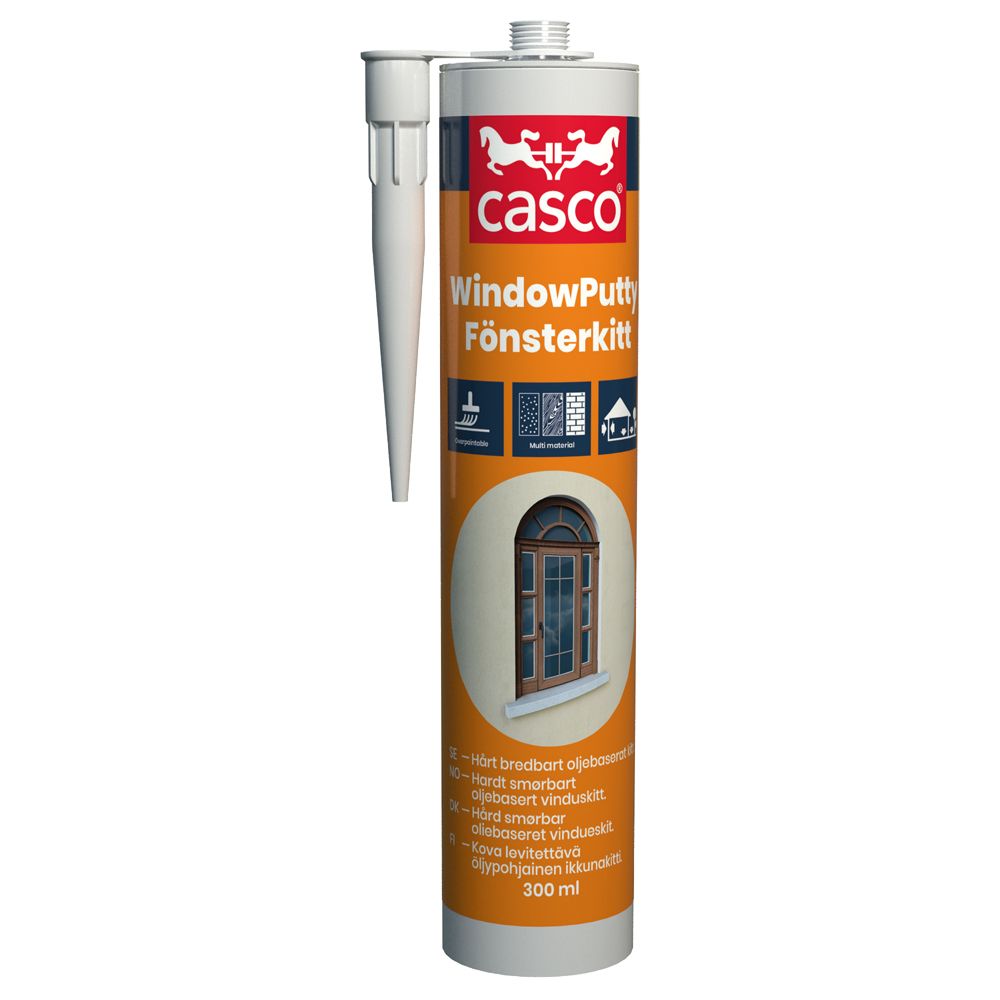 Casco Window Putty ikkunakitti 300 ml