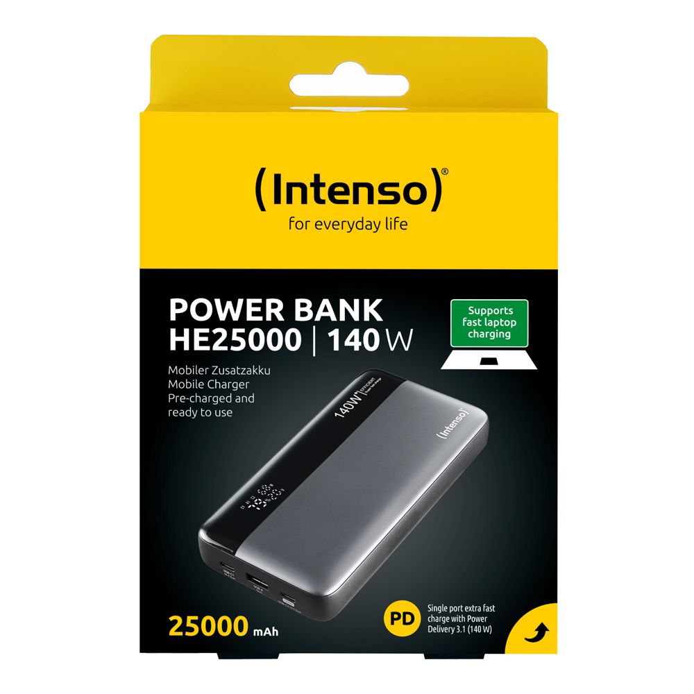 Intenso powerbank 25 000 mAh 140 W
