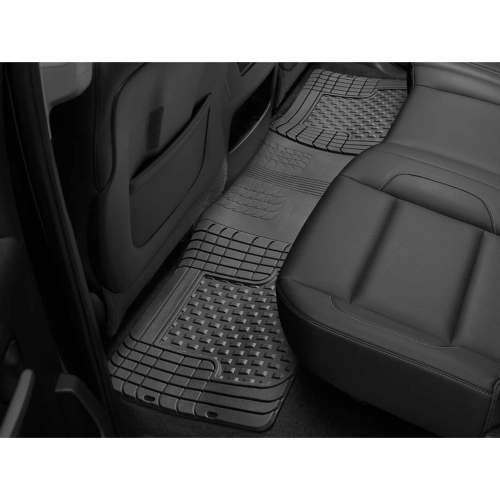WeatherTech Trim-to-Fit Floor Mat 3-osainen auton mattosarja musta