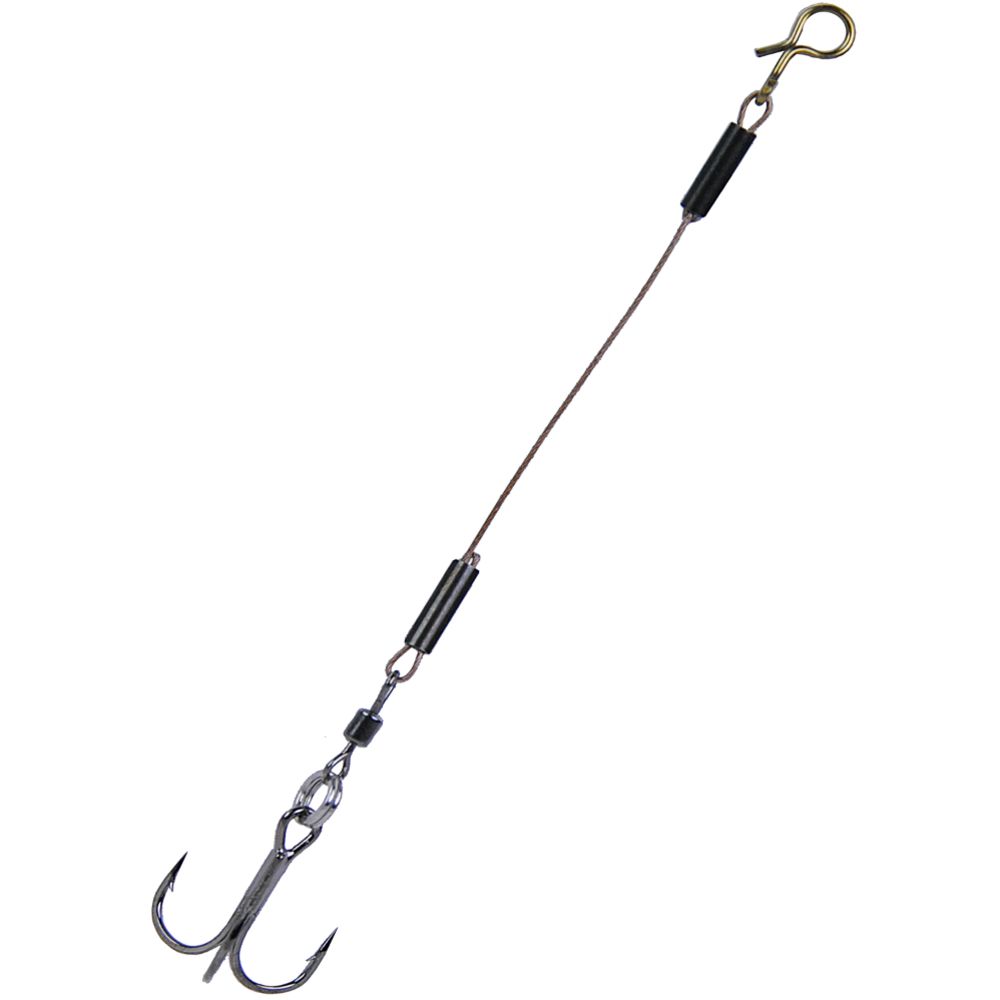 K.P Baits lisäkoukku leikarilla 12 kg 4 cm #8 2 kpl