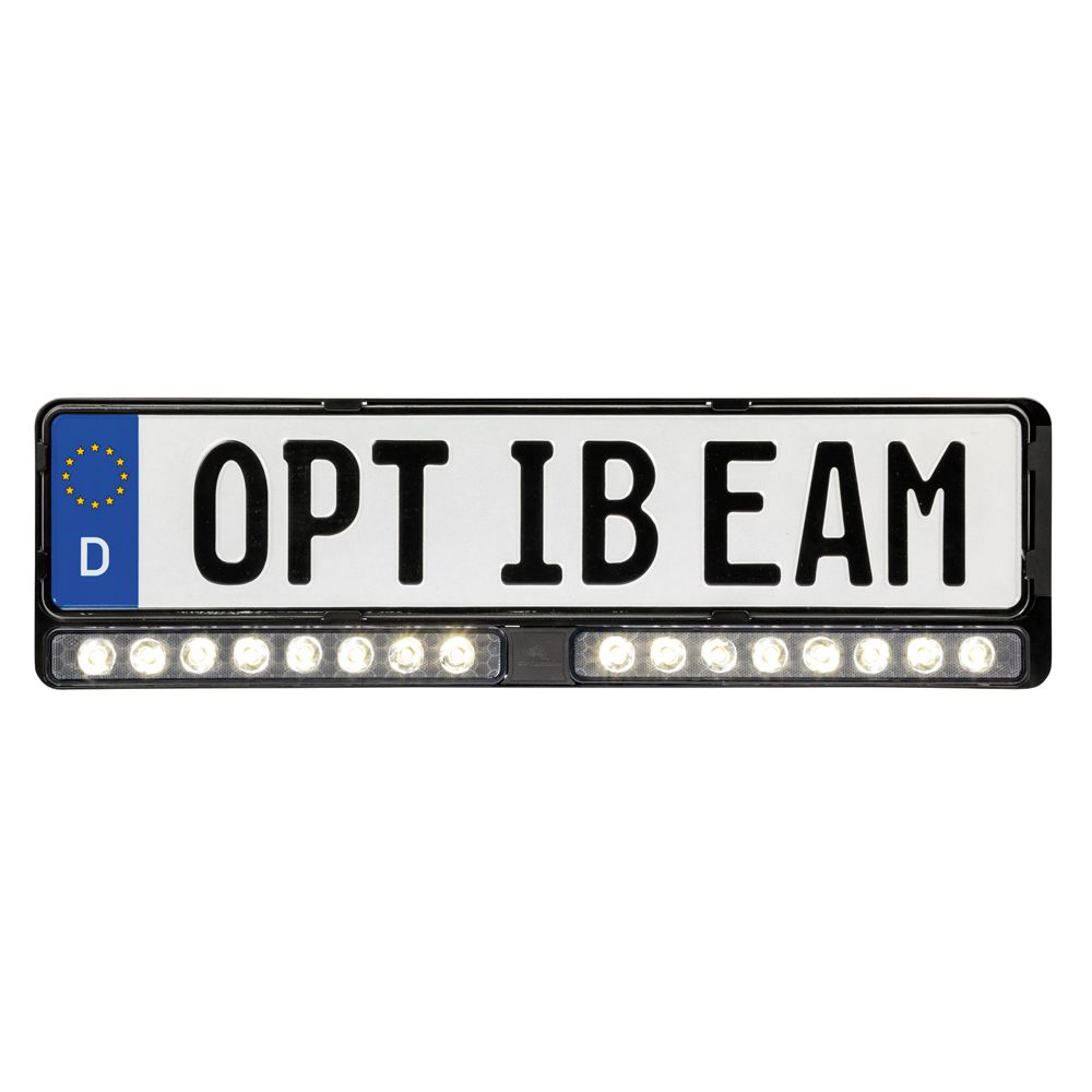 Optibeam E-BAR EU Twin extraljus med integrerad registreringsskylthållare Ref.40