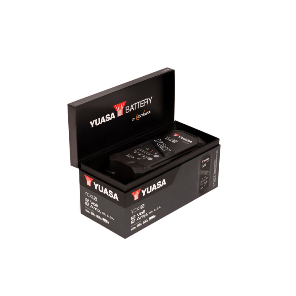 Yuasa YCX12 Ylläpitolaturi 12V 12A