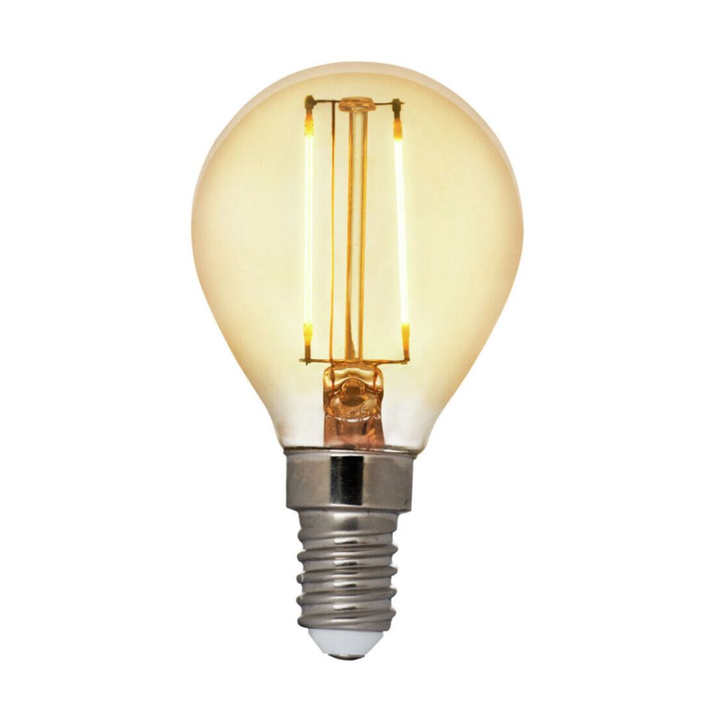 Airam Amber LED-lamp, antiik, reklaam 5 W, 2200 K, E14, hämardatav, 360 lm