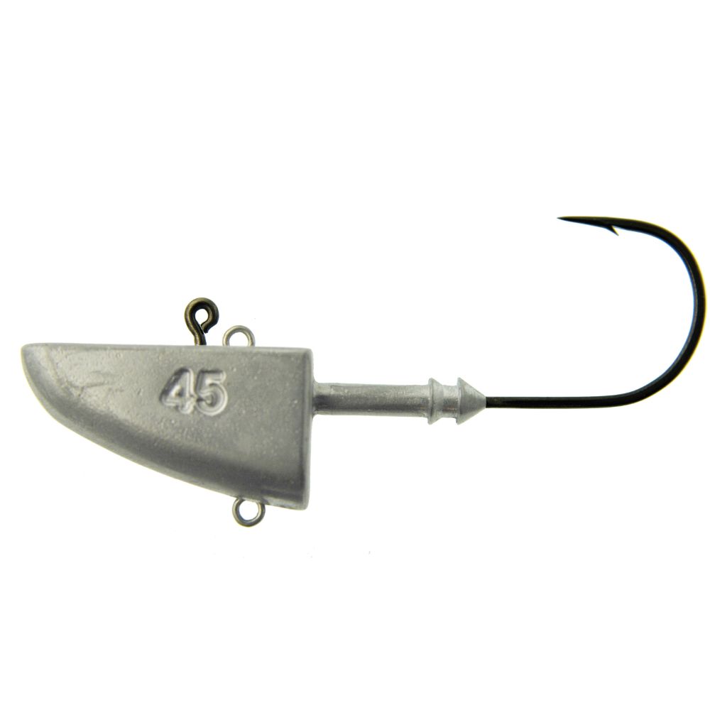 K.P Mustad Fish head Vertical jiggskalle 2 st.