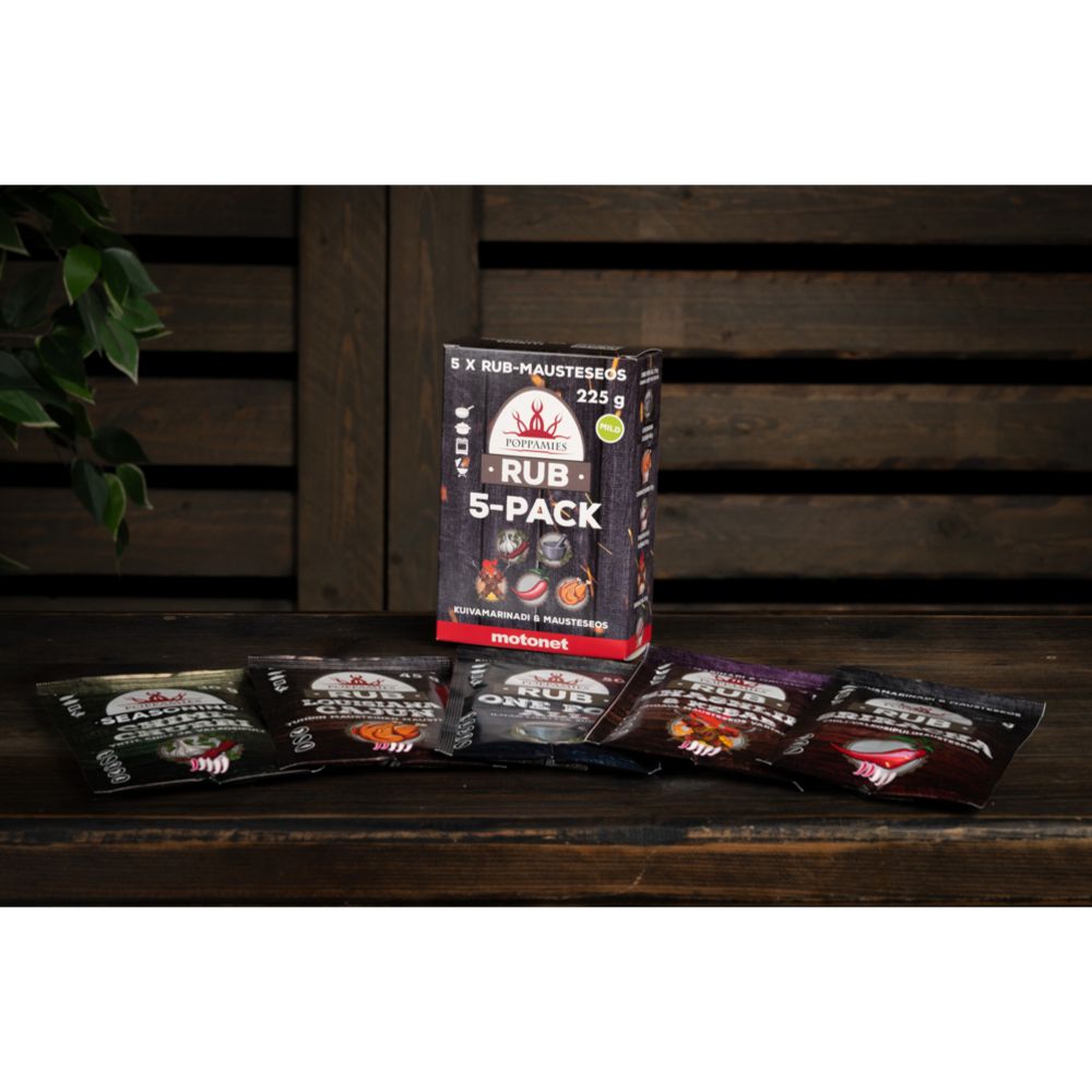 Poppamies Rub maustepakkaus 5 kpl