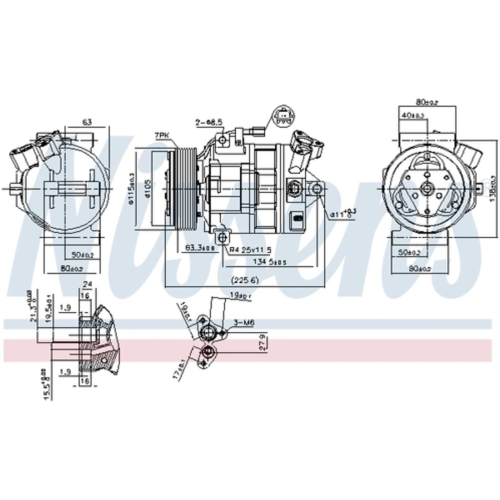 Ilmastointilaitteen kompressori 30-00327