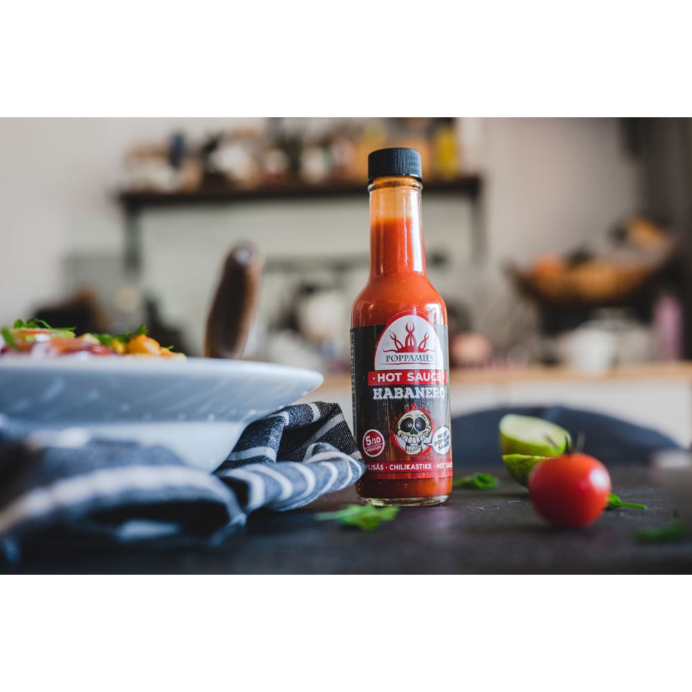 Poppamies Hot Sauce Habanero chilikastike 150 ml