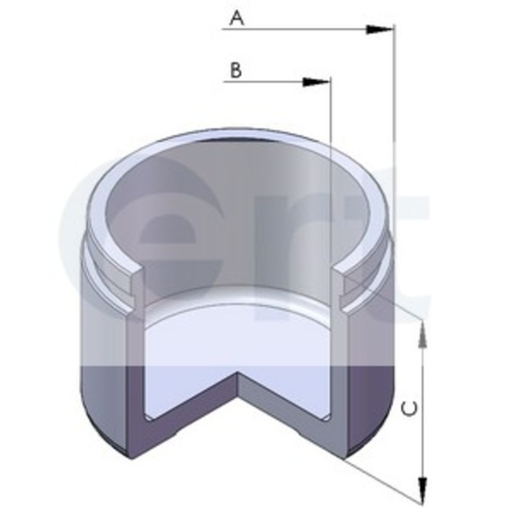 Jarrusatulan mäntä 22-8206
