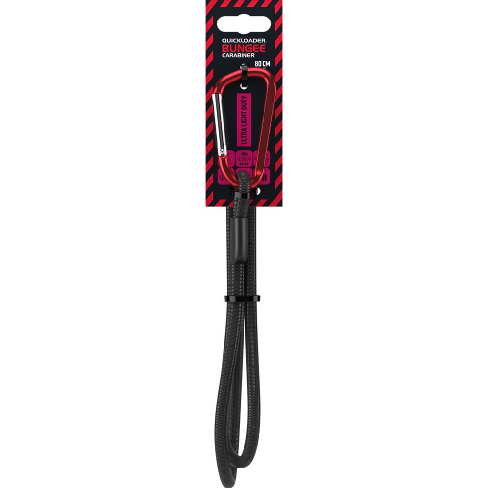 Quickloader bagagestropp med karbinhake 8 mm x 80 cm