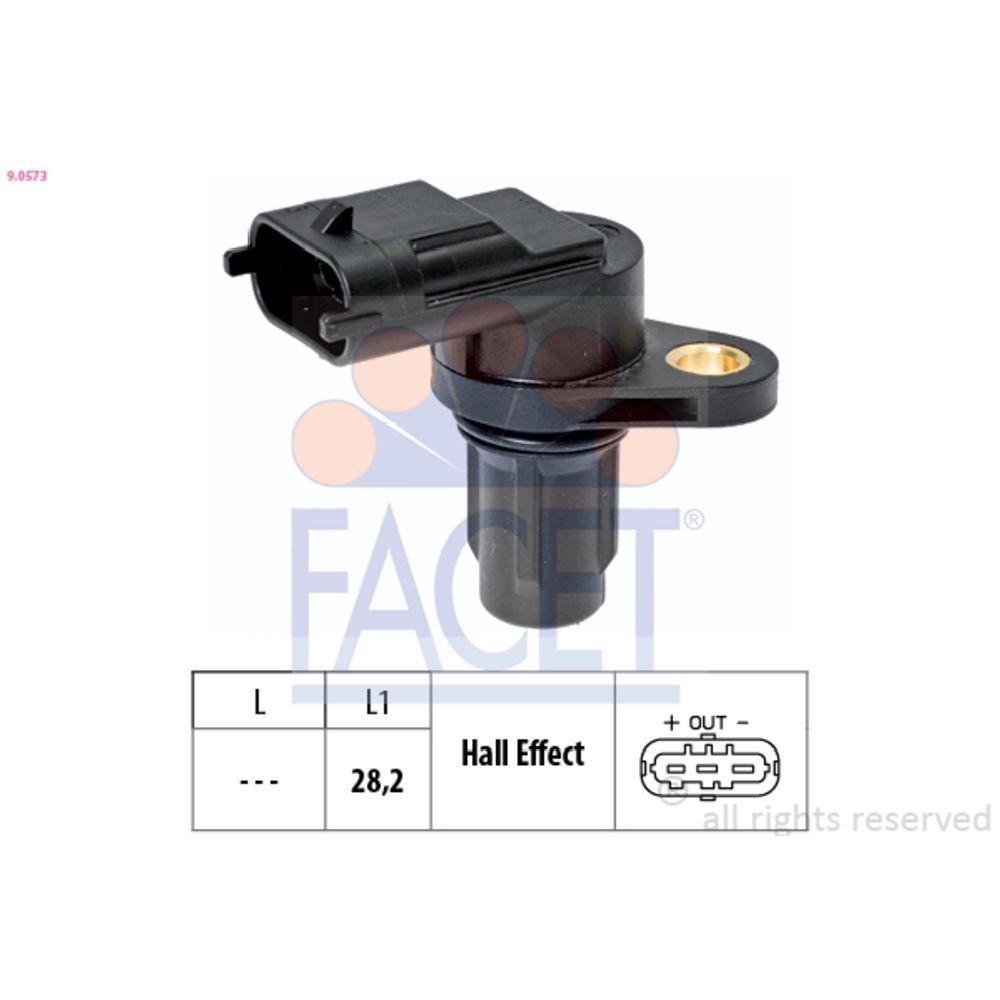 Sensor, kamaxelposition 10-9686