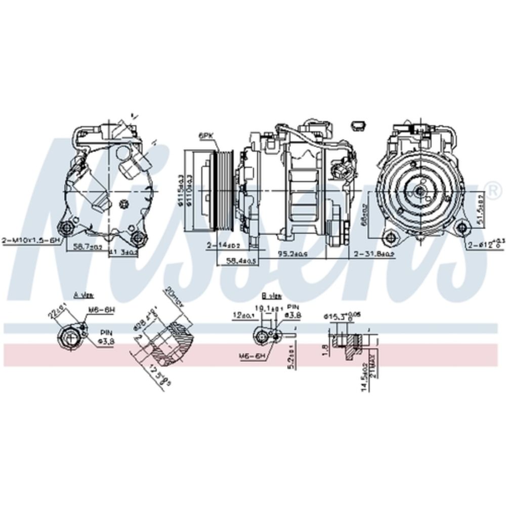 Ilmastointilaitteen kompressori 30-00321