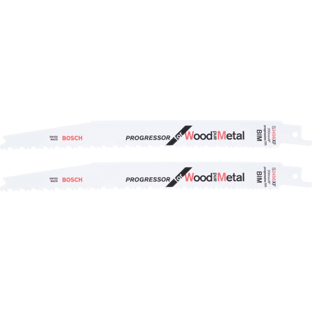 Bosch puukkosahanterä S 3456 XF Progressor for Wood and Metal, 2 kpl