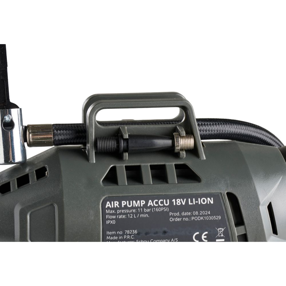 Probuilder batteridriven luftpump 18V Solo