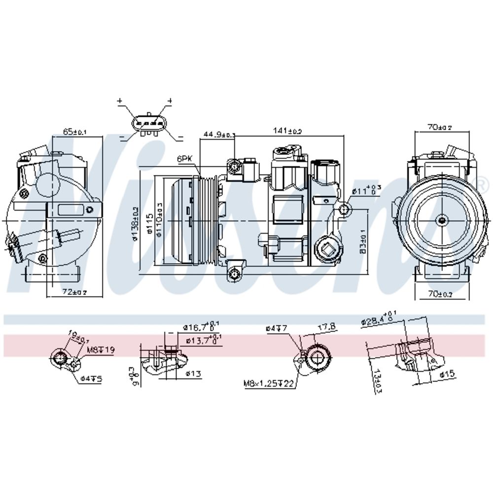 Ilmastointilaitteen kompressori 30-05082