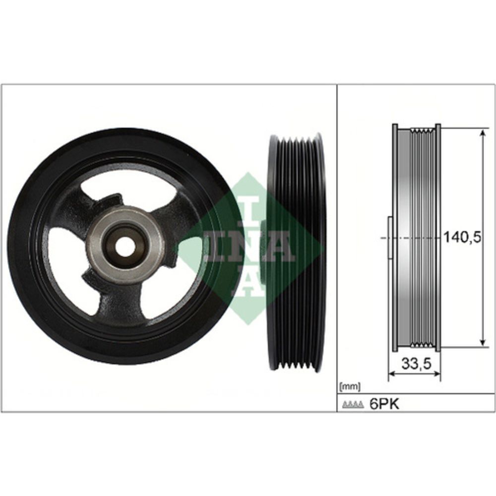Remskiva, vevaxel 30-05474