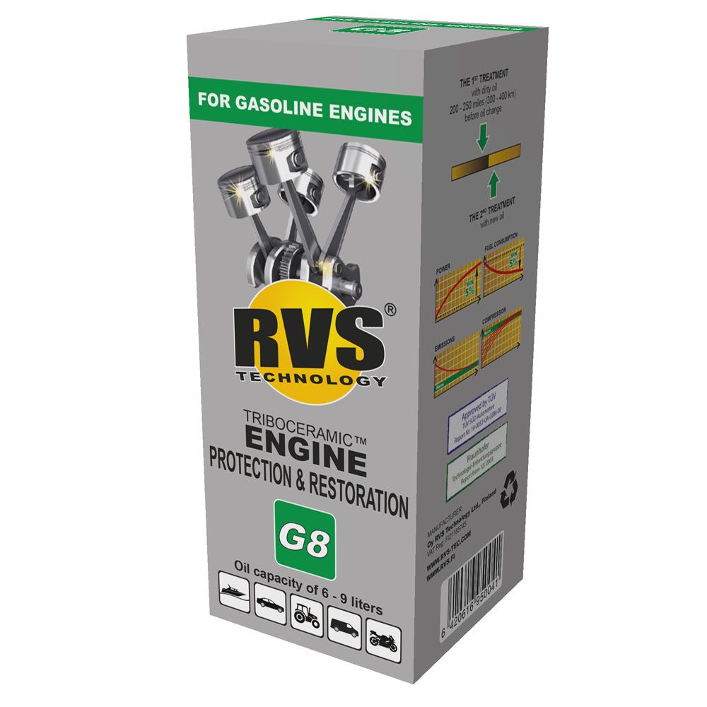 RVS G8 Moottorin suojaus- ja kunnostusaine