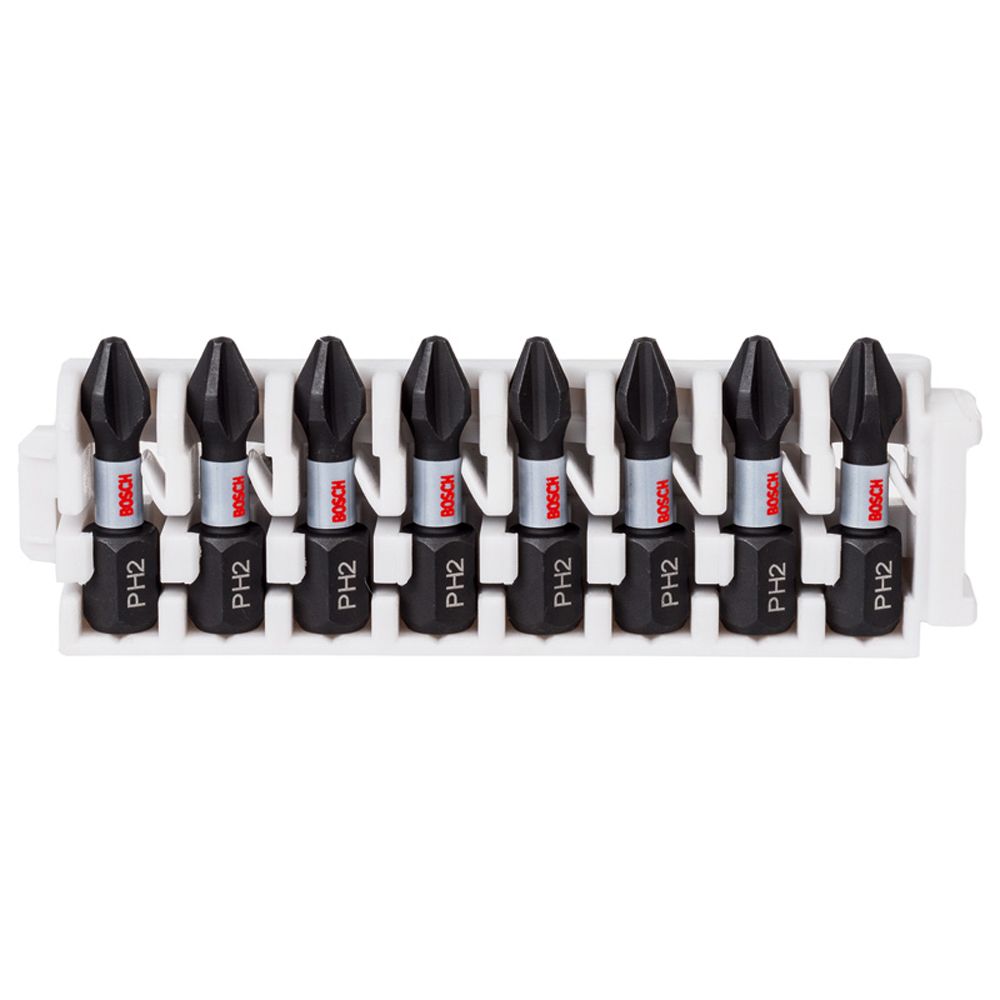 Bosch Impact bits till slagborr, Ph2, 25 mm, 8 st.