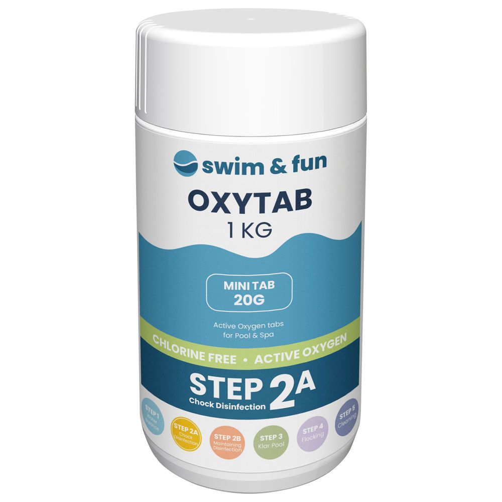 Swim & Fun Oxytabs uima-altaan desinfiointiainetabletit
