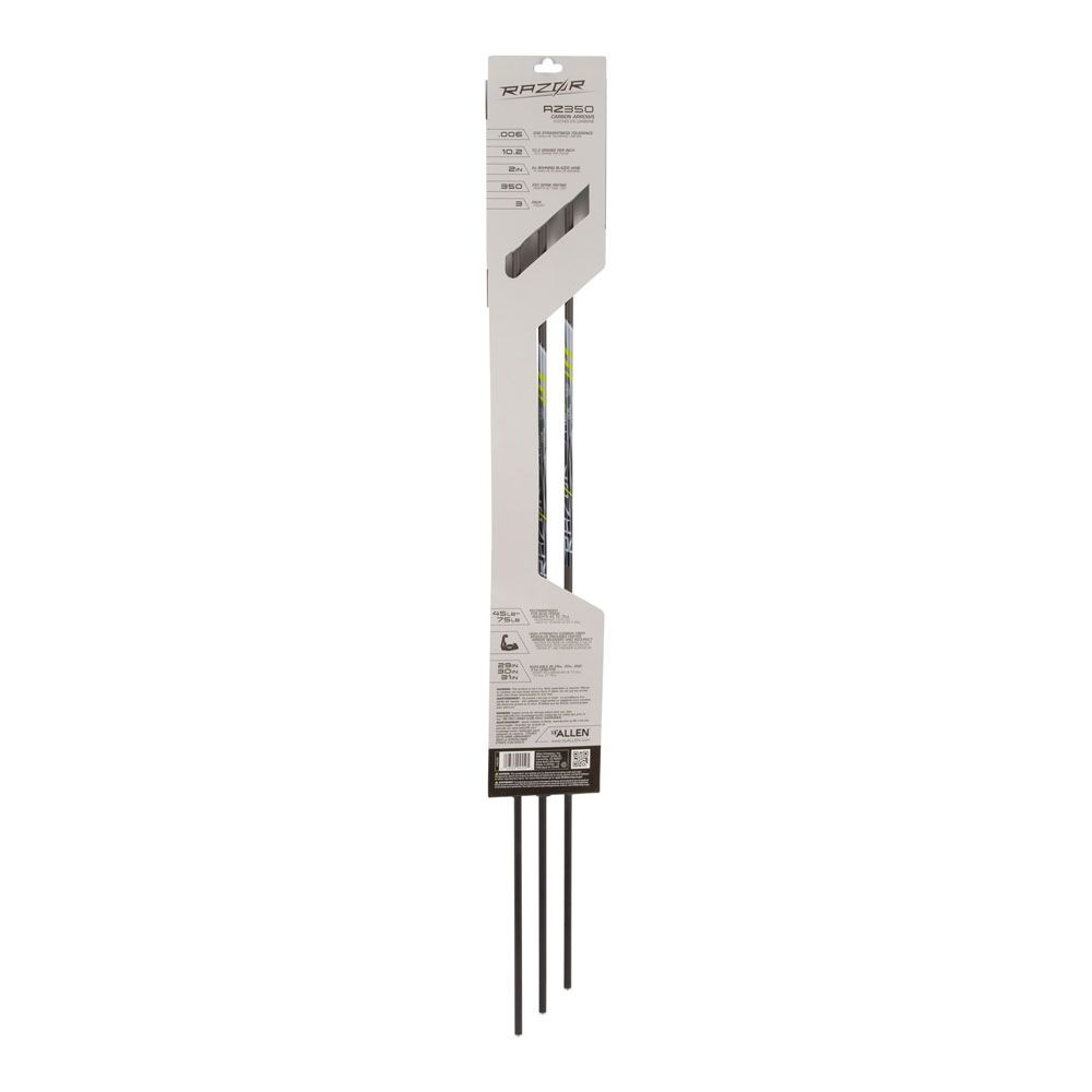 Allen Razor hiilikuitunuoli Spine 350, 31'', 3 kpl