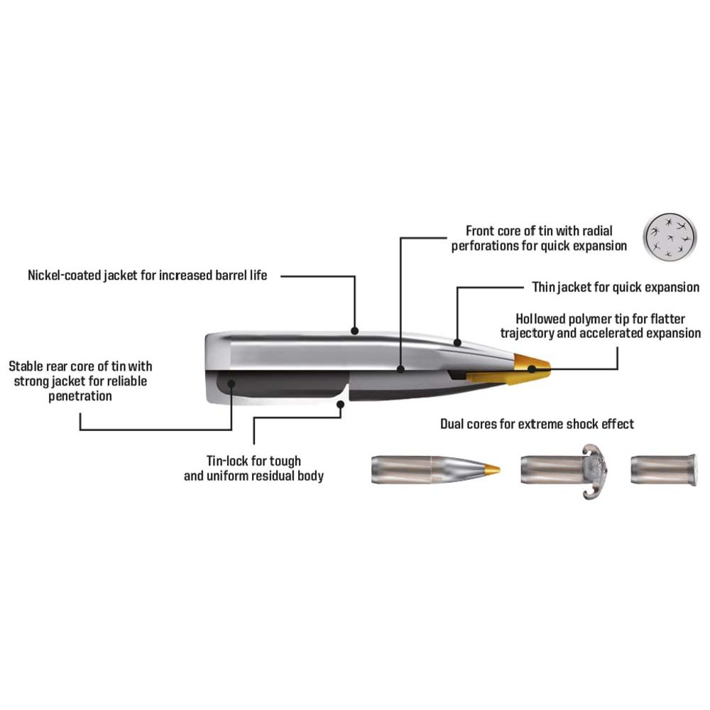 Norma Evostrike 6,5x55 6.0 g /93 gr 20 kpl