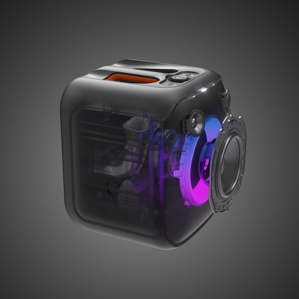 JBL PartyBox Encore Essential ja langattomat mikrofonit 2 kpl