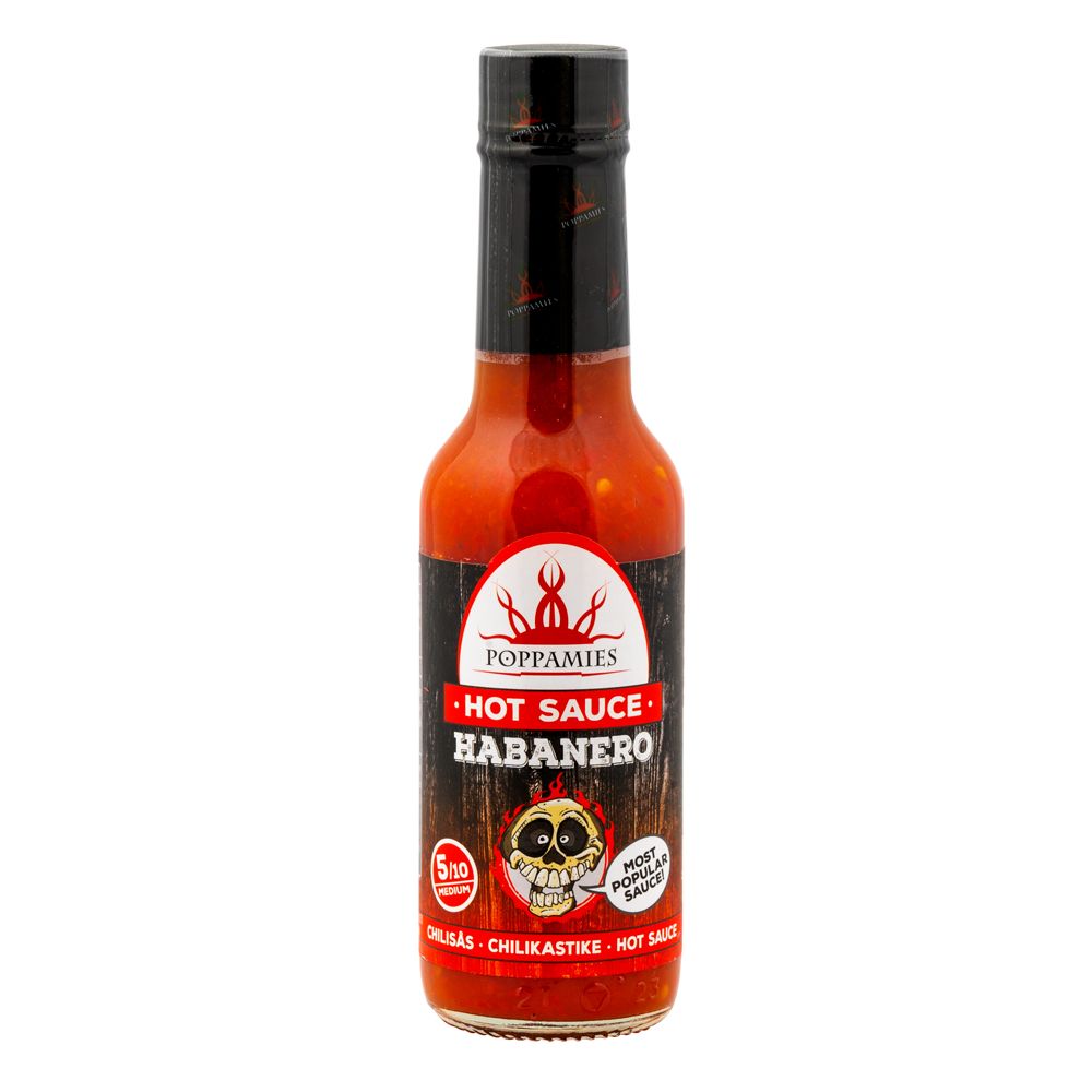 Poppamies Hot Sauce Habanero chilisås 150 ml