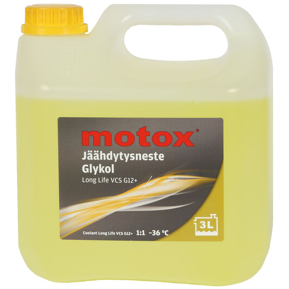 Motox Long life VCS kollane jahutusvedelik, 100%, 3 l