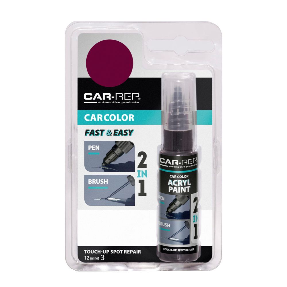 CAR-REP Touch-up reparationspenna 12 ml 124025 Red