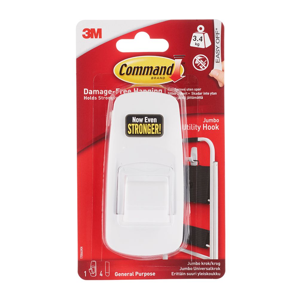 3M Command 17004 universalkrok jumbo vit 51 x 108 mm