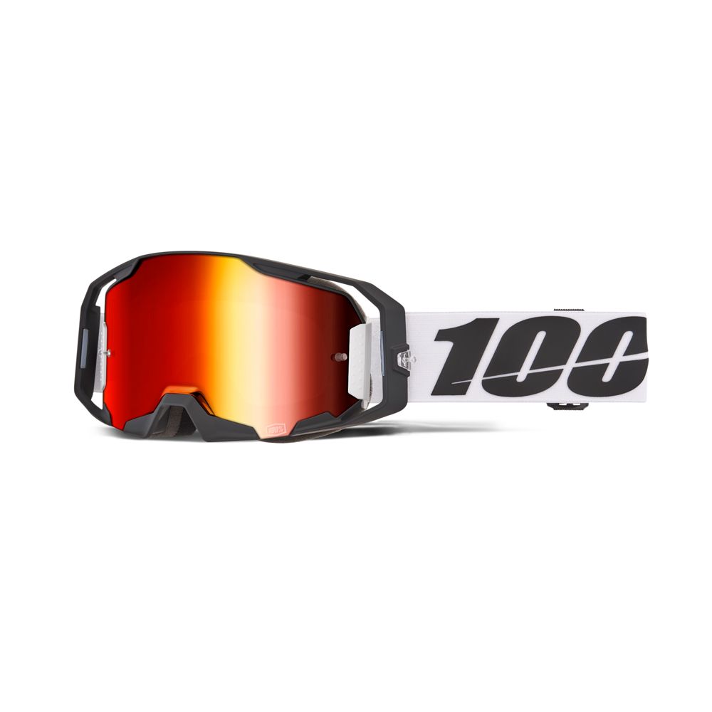 100% Armatic Caldwell crossglasögon röd spegellins