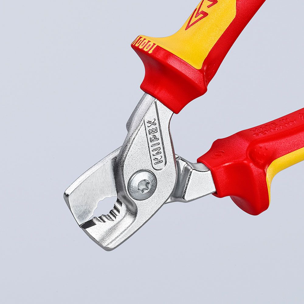 Knipex® 95 16 160 VDE StepCut kaapelileikkurit max 15 mm Cu+Al 160 mm