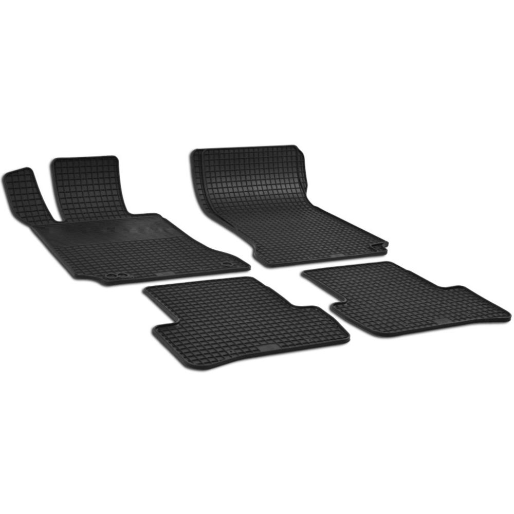 Gummimattsats Mercedes–Benz C-serie W204 2007–2014 svart