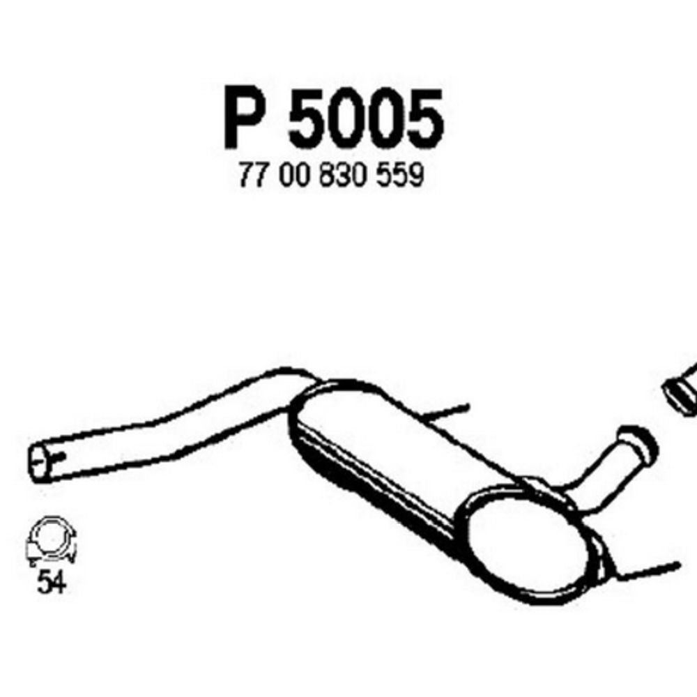 Mittljuddämpare 14-5070