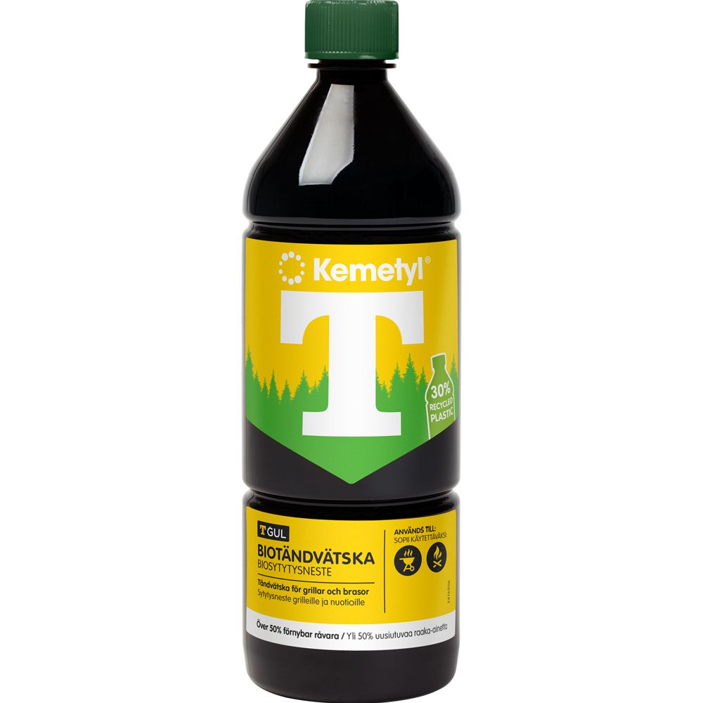 Kemetyl T-Gul biotändvätska 1 L