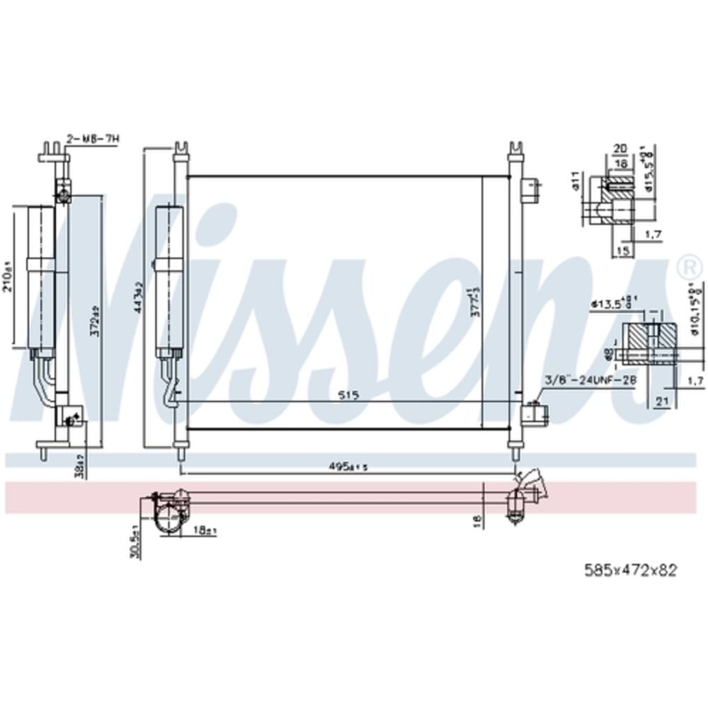 Kliimaseadme kondensaator 30-00417