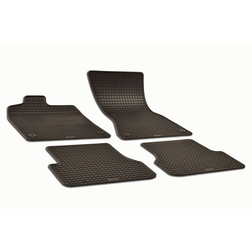 Gummimattsats Audi A6, A7 C7 2011– svart