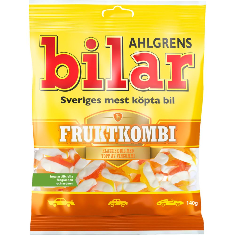 Ahlgrens Bilar Fruktkombi 140 g